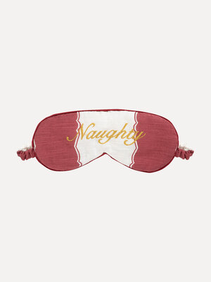 Masque de sommeil Naughty & Nice. Le masque de sommeil Naughty & Nice est parfait pour s’évader pendant les fêtes. Ludiqu...