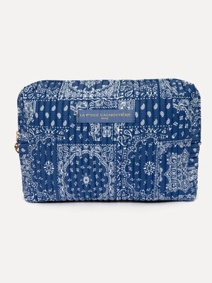 Trousse de toilette Iza. Jolie en paisley. Cette trousse extra-spacieuse contient tout votre maquillage, pinceaux et autr...