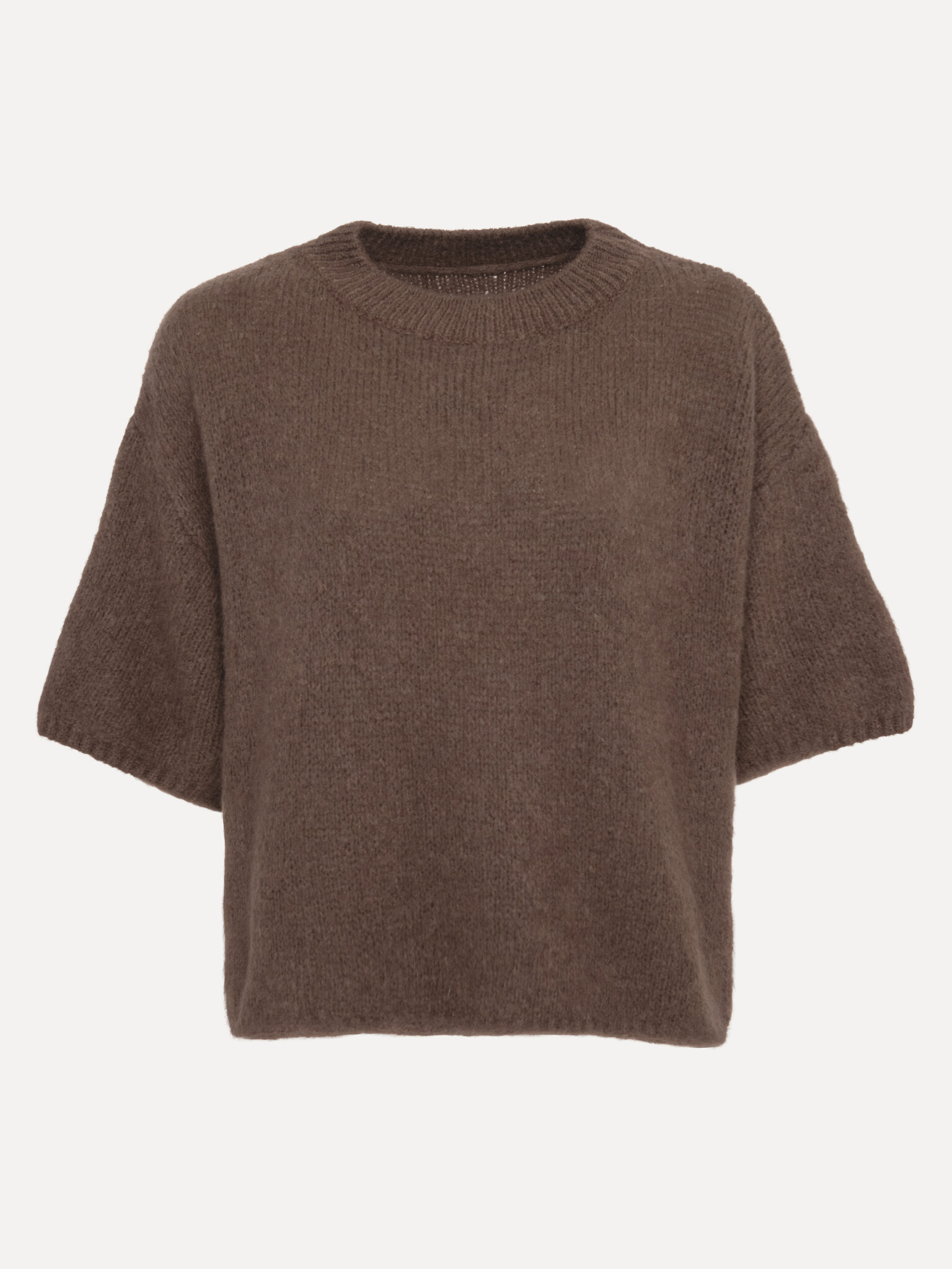 Le Marais Pull en maille Dora 2. Ce pull à manches courtes allie une coupe décontractée à un tricot doux et luxueux. L’en...