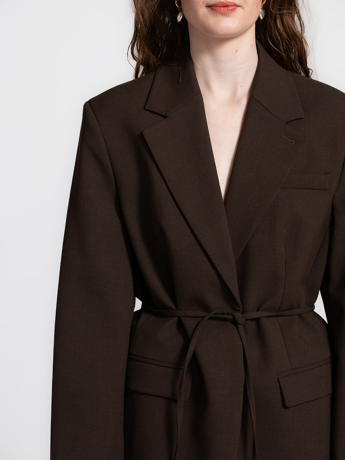 Selected Blazer Sienna 4. Never a dull look met deze prachtige bruine blazer. De oversized fit geeft een moderne touch en...