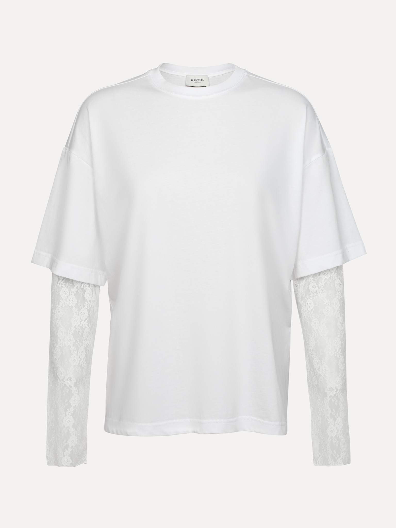 lace layered t-shirt Leonardo
