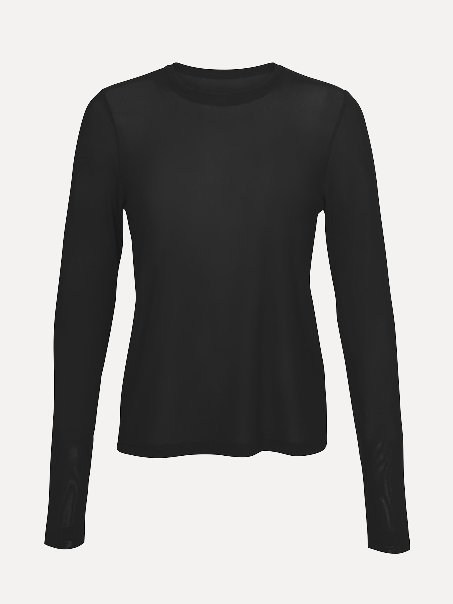 Les Soeurs longsleeve mesh Loes 1. Un essentiel du vestiaire moderne. Cette longsleeve en mesh est subtilement transparen...