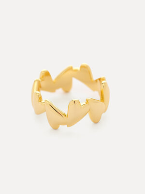 Ring Claire Allover Hearts