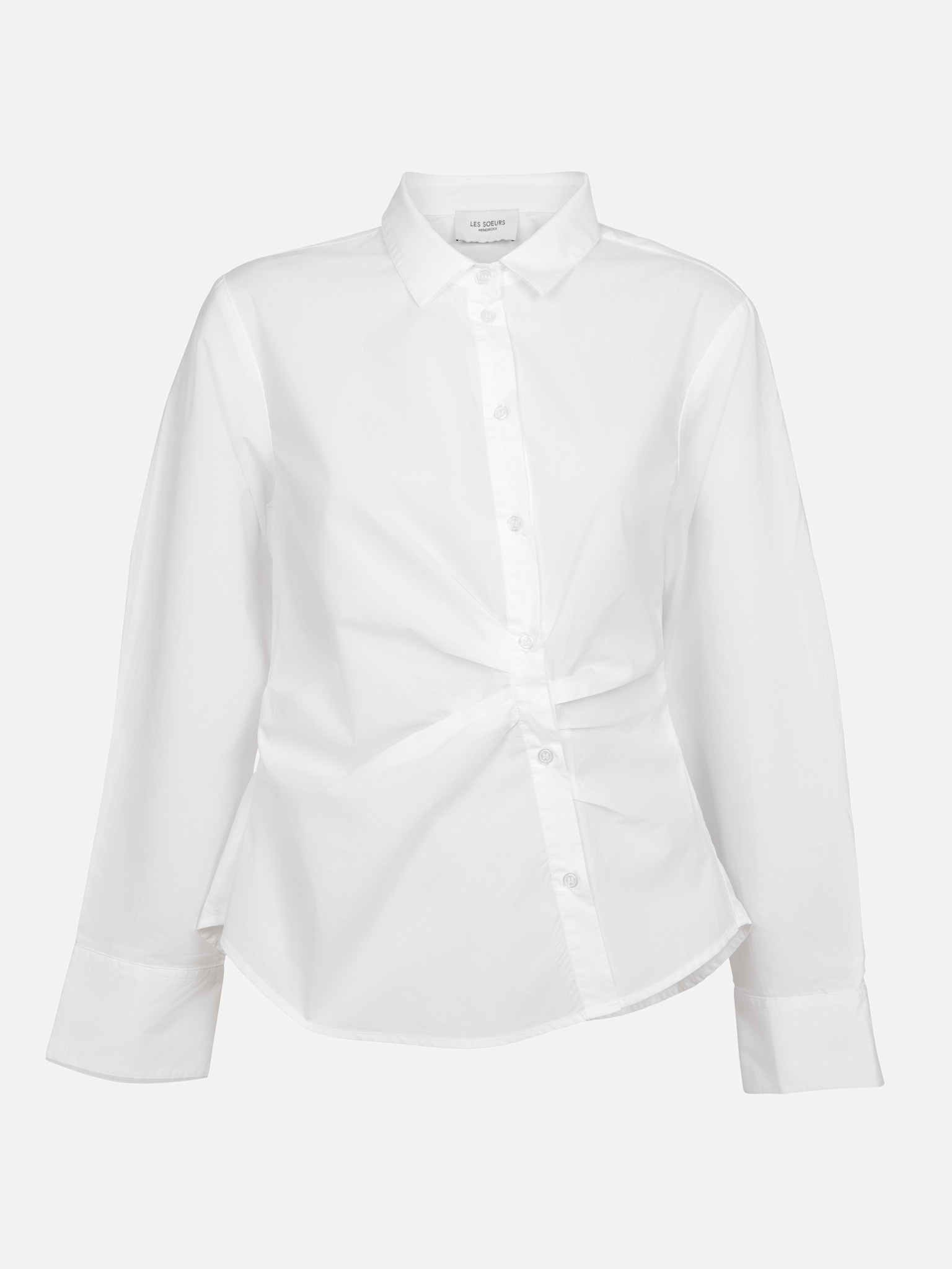 Les Soeurs draped blouse Philou 2. Sometimes it’s all about one detail. The draping of this blouse subtly draws attention...
