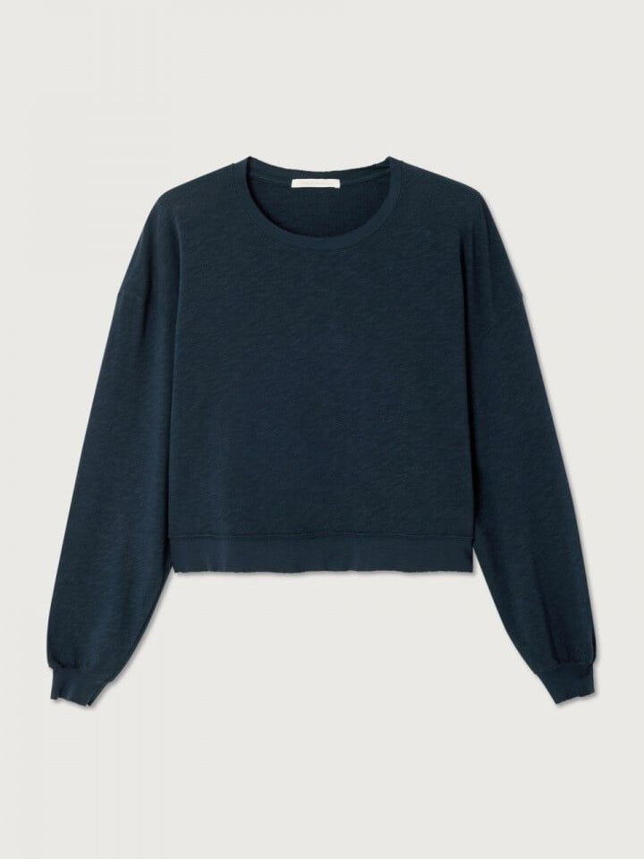 American Vintage Cropped T-shirt Sonoma 2. Soft structure. This cropped T-shirt features a fluid fit and long sleeves tha...