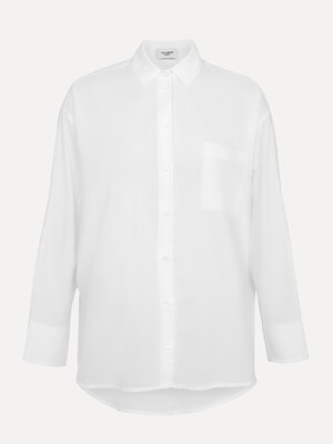 Hemd Yara. Liefhebbers van een minimalistisch design, hier word je blij van! Dit hemd is luchtig en valt net oversized ge...