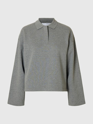 Sweatshirt Ari Gia. From coffee moments to city strolls. This polo-collar sweatshirt is made for days when comfort and st...