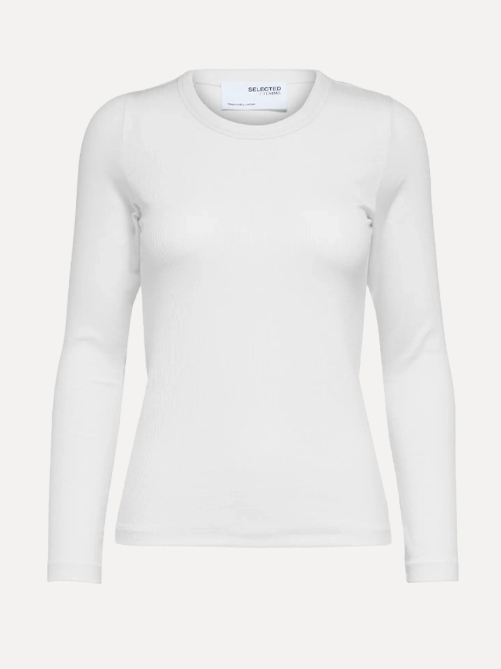 Selected Longsleeve ajustée Dianna 2. Pour un style sans effort, au quotidien. Simple, élégant et confortable. Portez-le ...