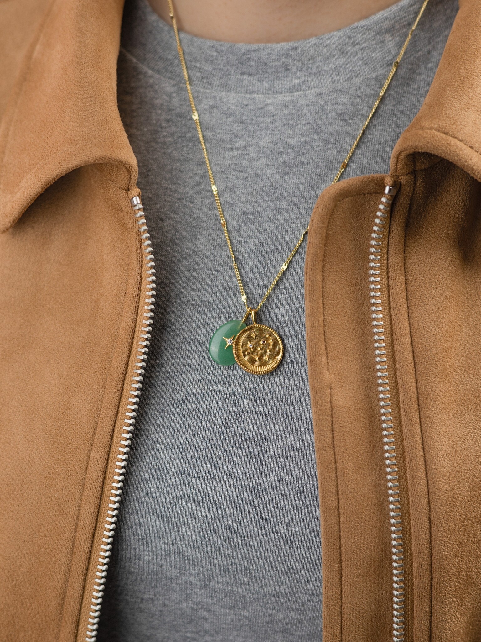 Les Soeurs Charm ketting Marine Braids 3. Op zoek naar een ketting die altijd past, zonder moeite? Deze ketting vormt een...