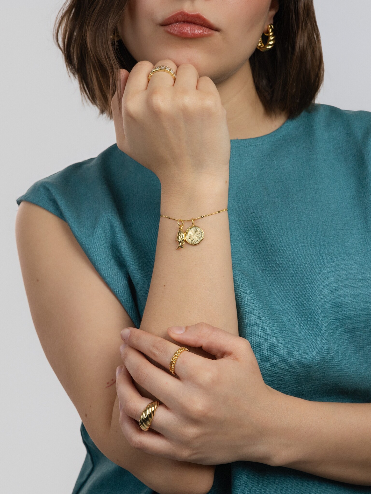 Les Soeurs Charm Fish 3. There are plenty of fish in the sea - but this charm is one you really don't want to let go of. ...