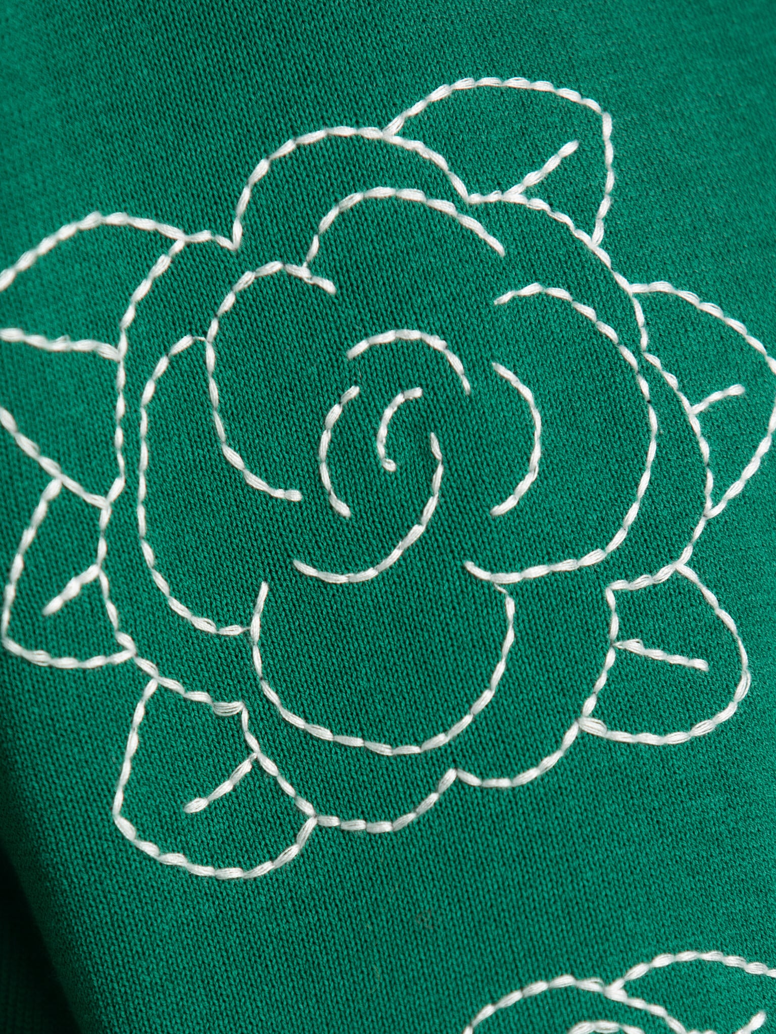 The tiny big sister gebreide cardigan Flowers 5. Flower power, maar dan verfijnd. Deze cardigan met geborduurde bloemen v...