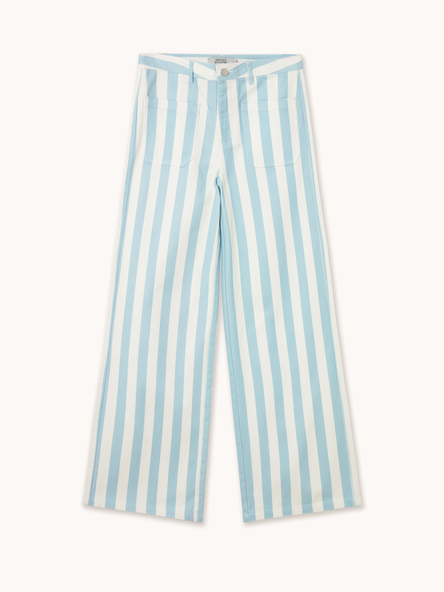 gestreepte denim Berta