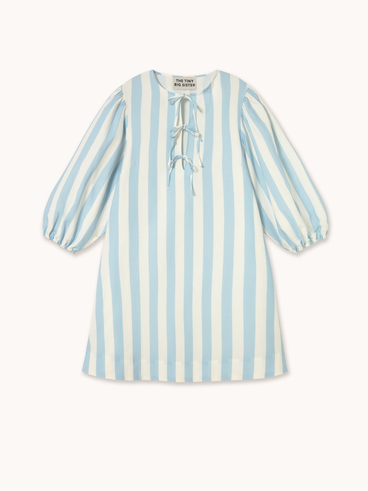 The tiny big sister striped puff sleeve dress 2. Statement in stripes. The bold stripes and subtle bow details give this ...