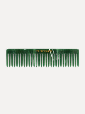 Resin Hair Comb. Slow mornings. Gently glide it through your hair and take a moment for yourself. This comb detangles wit...