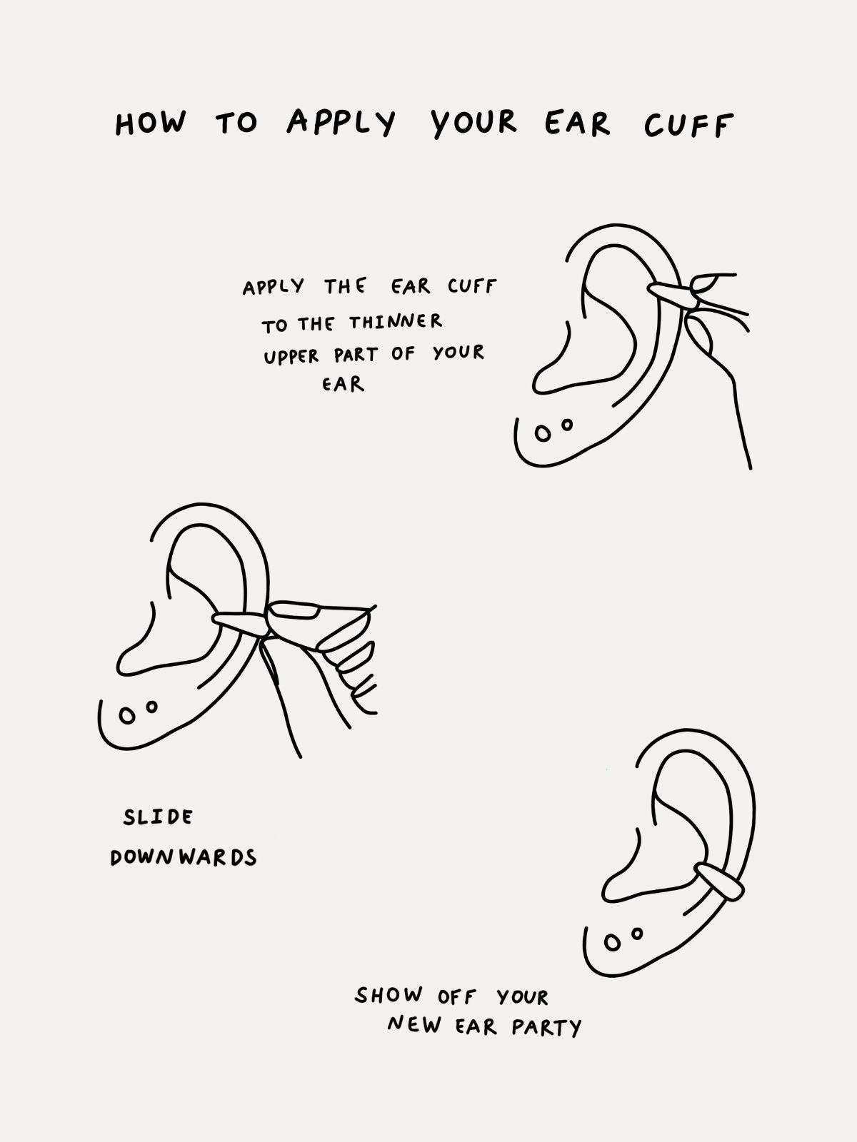 Les Soeurs hammered earcuff June single 4. Cool minimalism. Deze zilverkleurige ear cuff voegt een frisse, moderne touch ...