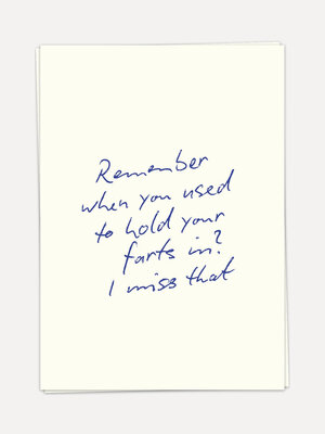 Greeting Card Hold farts. For fans of unfiltered humor. The Hold Farts greeting card is perfect for those who enjoy humor...