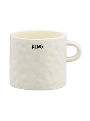 Mug King. A mug for the king. This mug with subtle “KING.” print adds a playful and confident touch to your coffee or tea...