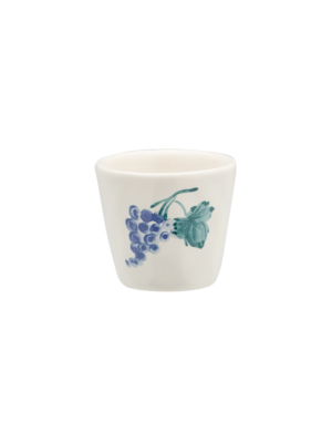 Espresso Cup Grapevine. A touch of nature. This cup with grape illustration brings a fresh and charming touch to your tab...