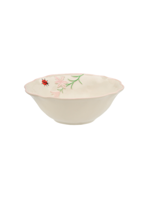 Spring Bowl. A touch of spring. The Spring Bowl with floral and ladybug illustration brings a fresh and playful atmospher...