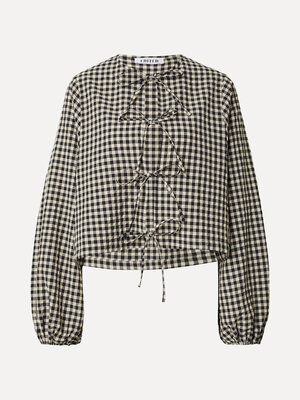 blouse  avec détail nœud Lisanne