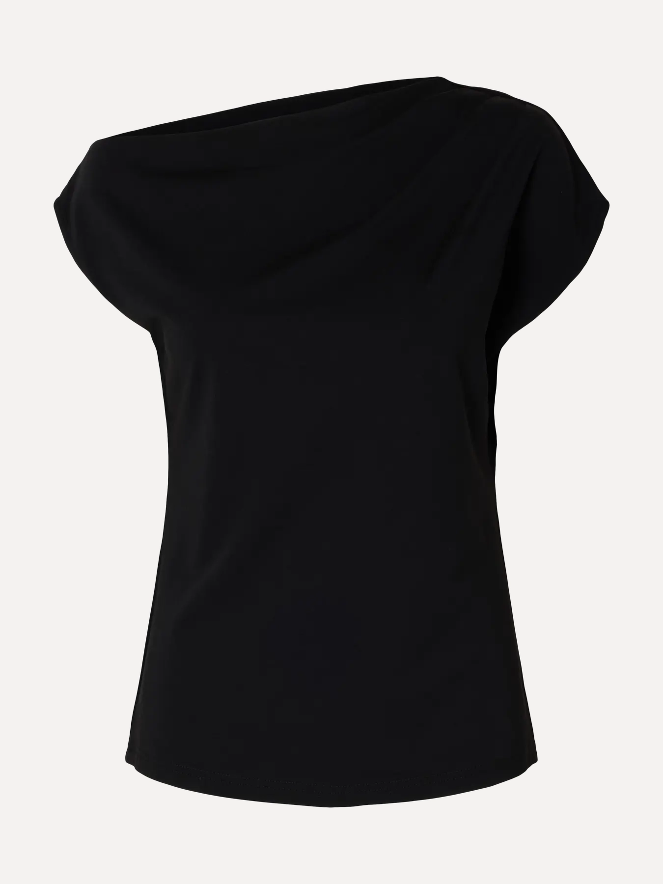 Selected asymmetric top Molly 2. Modern minimalism at its best. The asymmetrical neckline and soft fabric create a subtle...