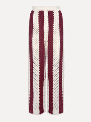 Pantalon Lina. Certains pantalons donnent immédiatement une autre énergie à votre tenue. L’association des rayures et de ...