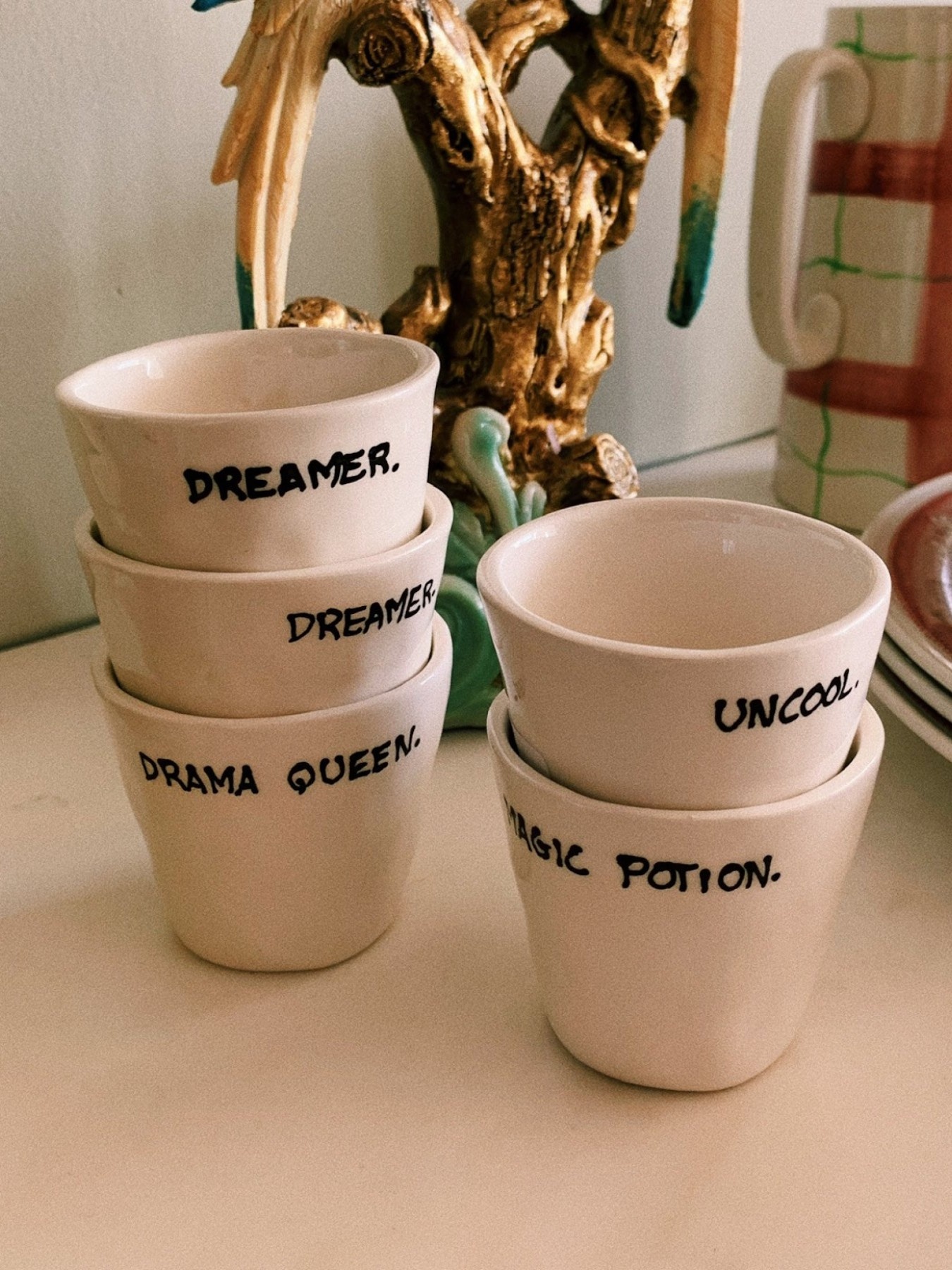 Anna + Nina tasse d'espresso Drama Queen 3. Cette tasse est pour ceux qui ont tendance à être un peu dramatiques avant d'...