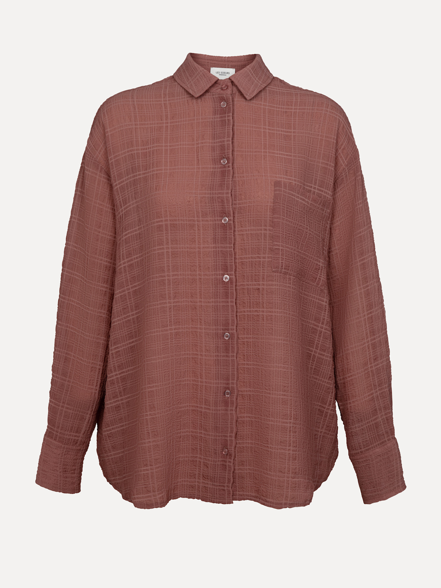 Les Soeurs gestructureerd hemd Puck 2. Sun-washed ease. Dit hemd voelt licht en natuurlijk aan. De luchtige stof en subti...