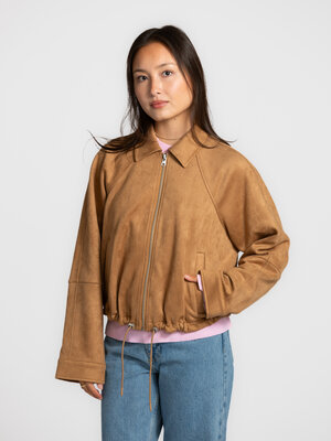 Jack Duke. Warm, bold and refined at once. The suede look and rich cognac shade give this jacket a luxurious feel, while ...