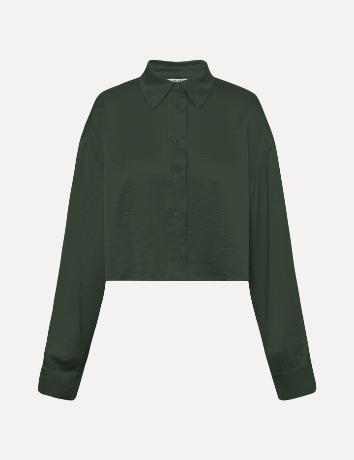 MBYM cropped blouse Emele Quill 2. Deep tones, effortless days. Zo’n stuk dat moeiteloos elegant aanvoelt en elke outfit ...