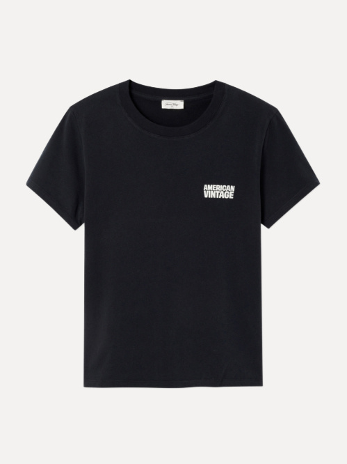 American Vintage t-shirt ajusté Ykobow 2. Une couleur qui fonctionne toujours. La teinte profonde apporte calme et intemp...