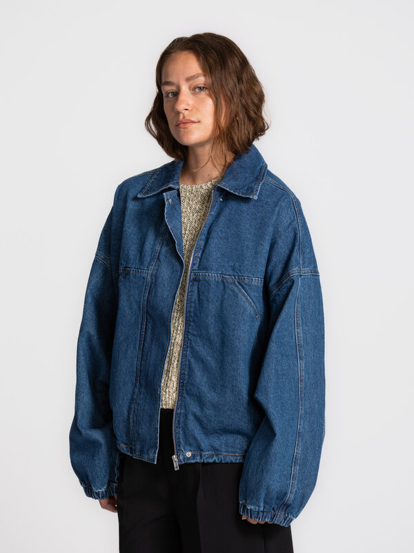 Edited Denim Jacket Jilian Blue Denim | Les Soeurs
