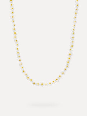 Collier Arianna. Une touche de printemps autour du cou. Ce collier avec de petites fleurs délicates est frais, léger et n...