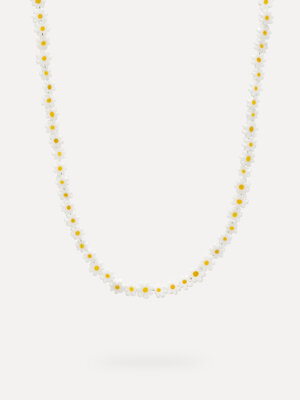 Necklace Arianna. A touch of spring around your neck. This necklace with delicate little flowers feels fresh, light and n...