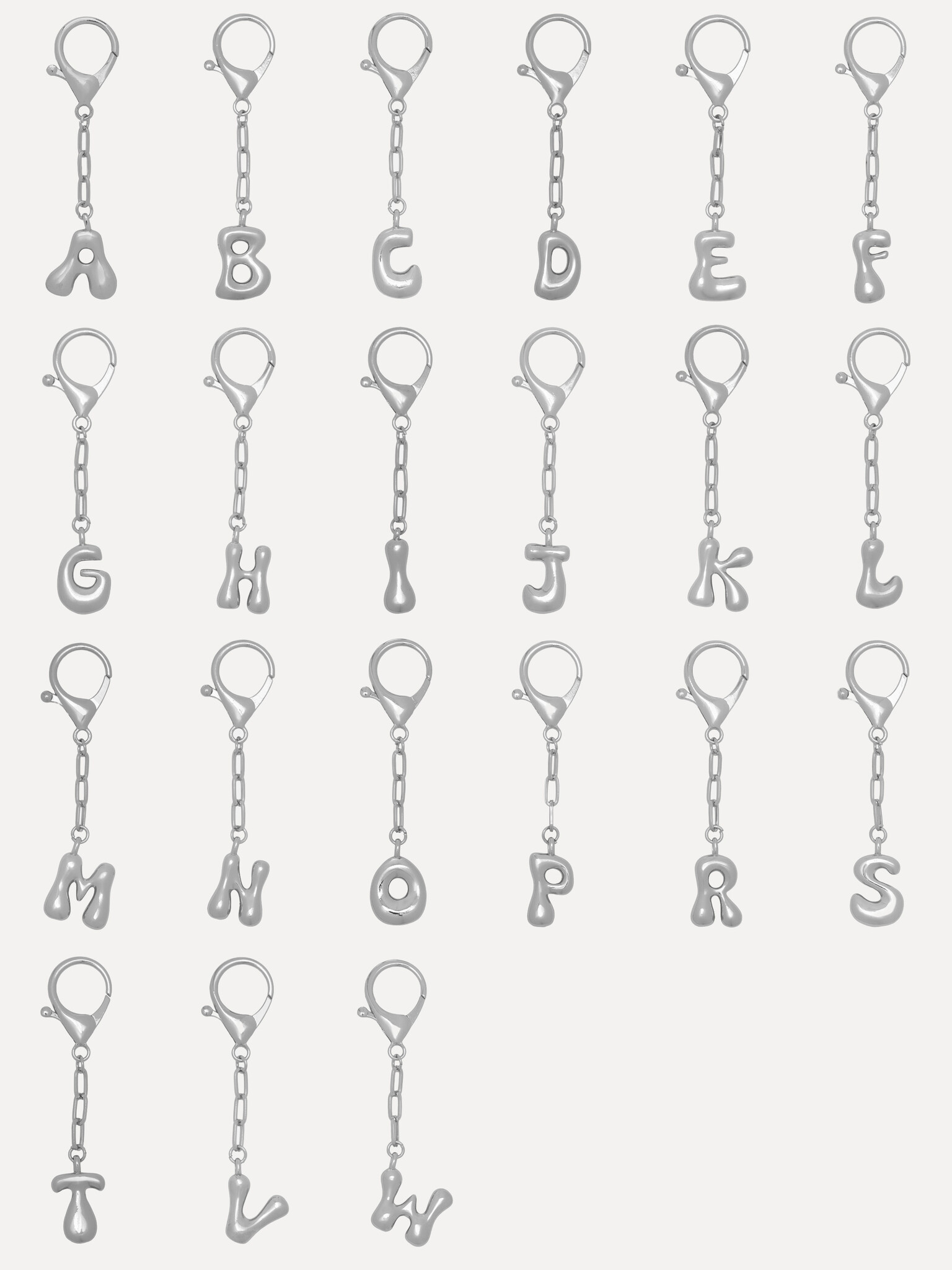 Les Soeurs Key Chain Balloon Letter 2. Something small, with meaning. This letter makes it personal, as if you carry a pi...