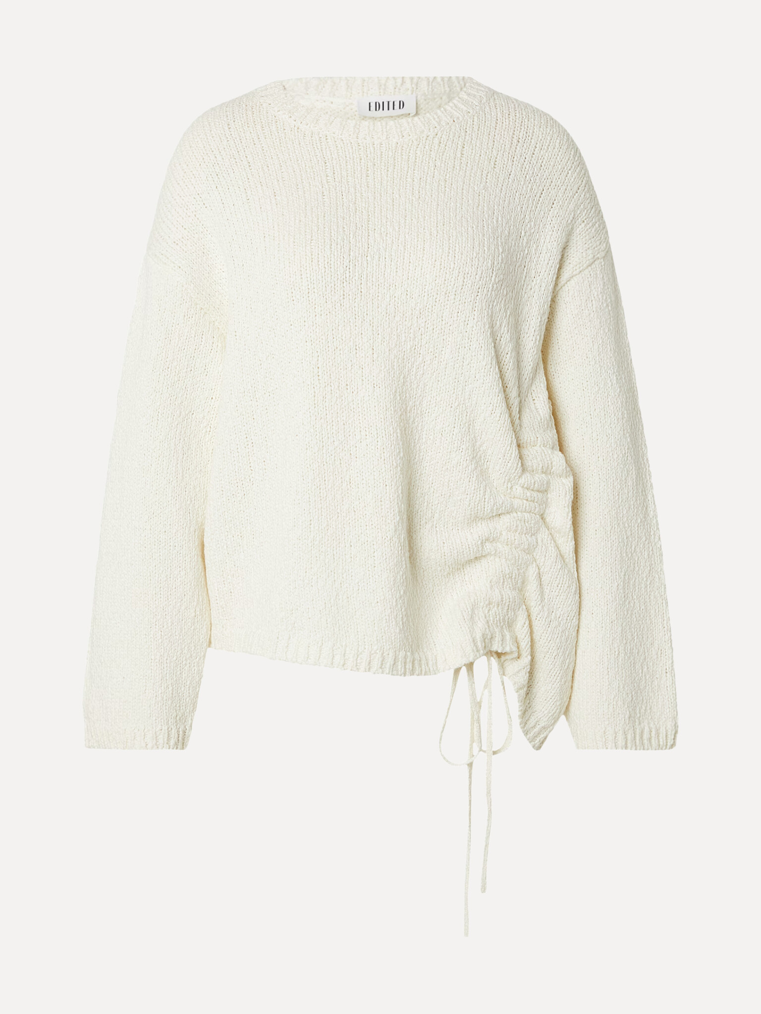 Edited knitted sweater Chelsea 2. Your knit with a twist. This piece gains an extra dimension thanks to the adjustable si...