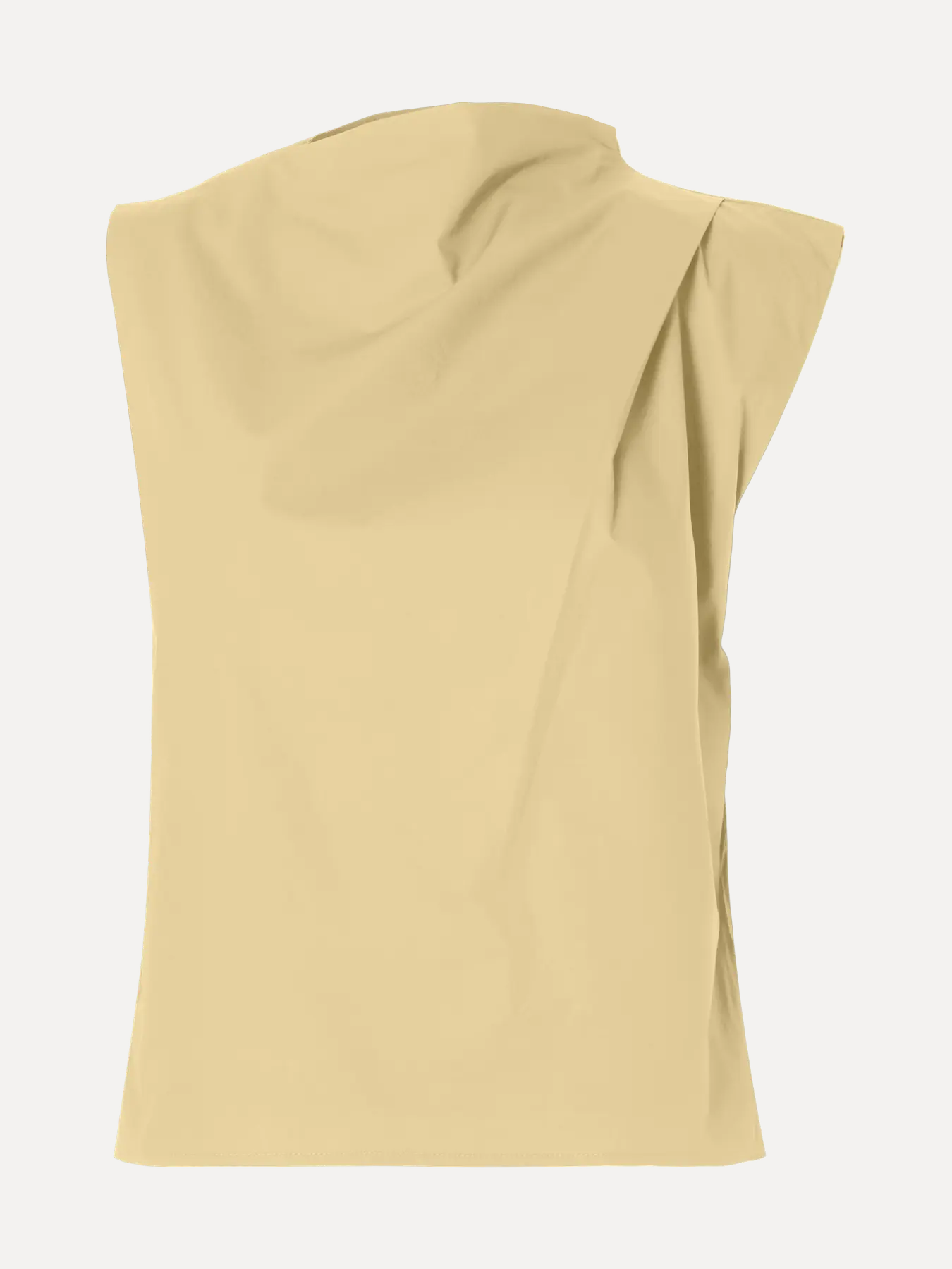 Selected asymmetrische top Delia 2. Zacht, zonnig en moeiteloos chic. Deze top combineert een zachte kleur met een verfij...