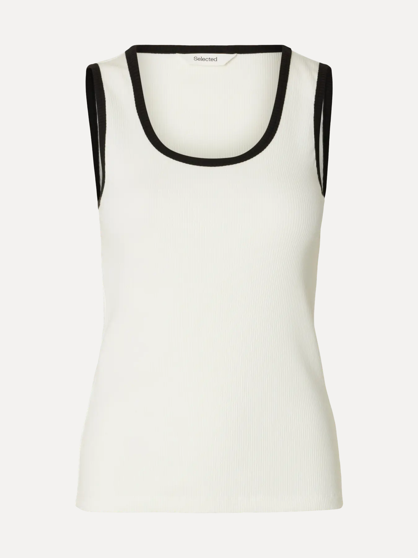 Selected tanktop  Anna 2. A classic, with a twist. The combination of a timeless piece and contrasting details makes this...