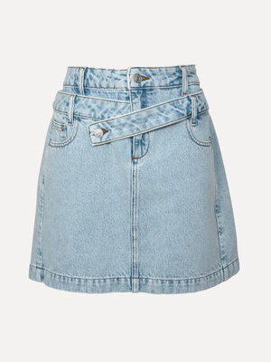 Rok Ginger. Het zijn vaak de onverwachte details die een klassieker nieuw leven inblazen. De double waistband geeft deze ...