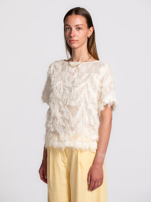 Blouse MyLine. A statement piece that elevates your look. The layered finish creates a lively effect, turning this top in...