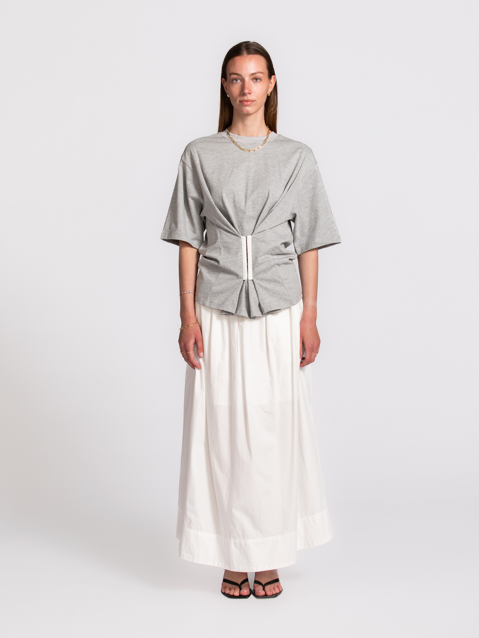Les Soeurs corset T-shirt Lou 3. More than just a t-shirt. The soft, supple fabric feels familiar, while the corset detai...