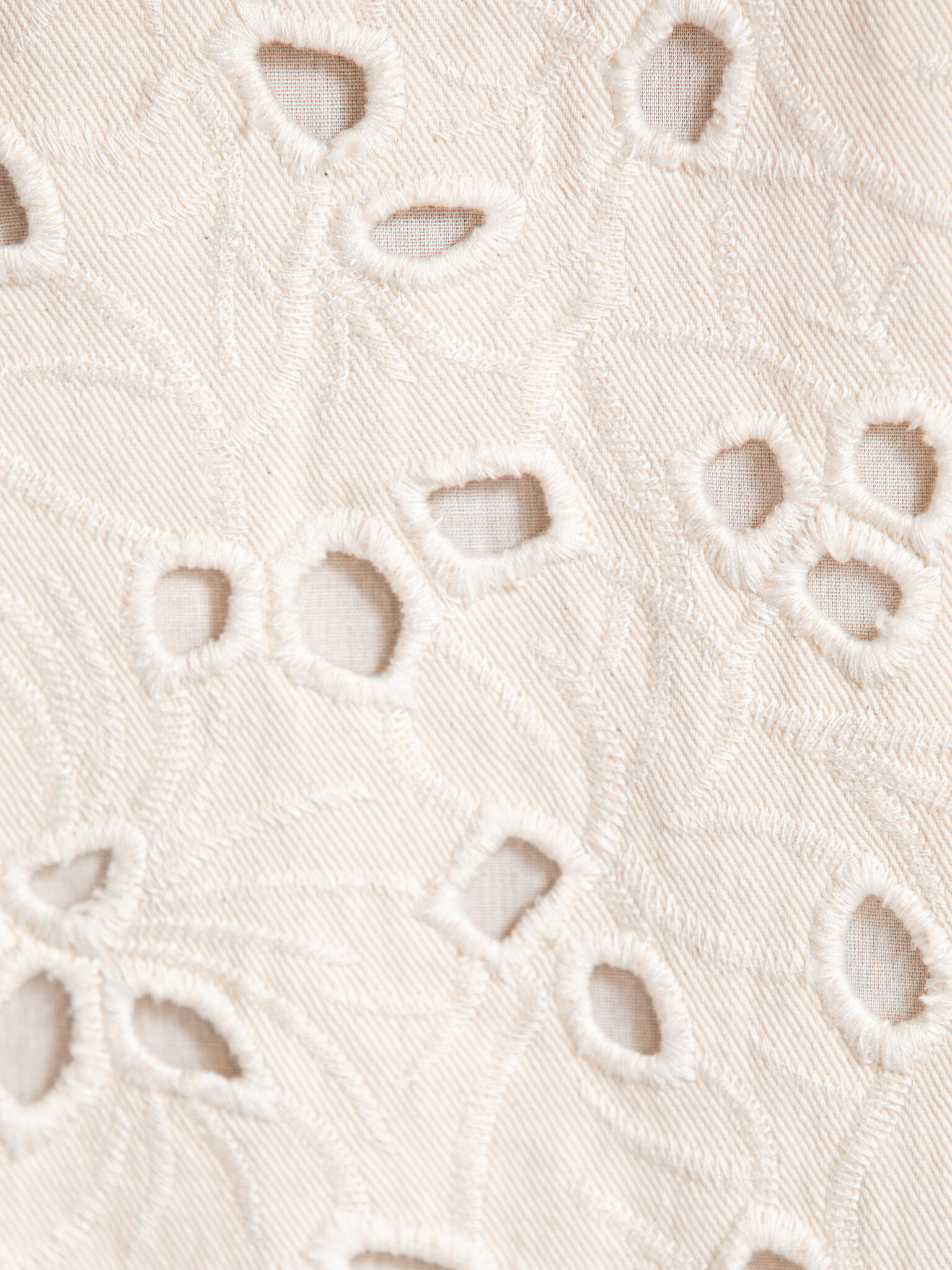 Edited robe broderie Nicky 6. Léger et parfait pour les journées ensoleillées. La broderie ajourée apporte une texture lu...