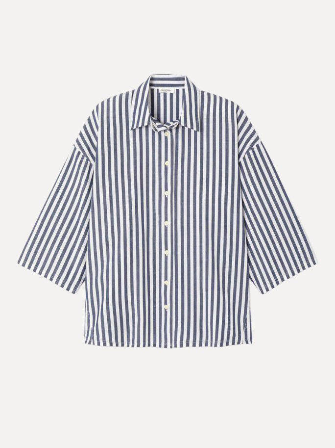 American Vintage chemise rayée Vextown 2. Une touche vintage. Les rayures marquées et la coupe ample confèrent à cette ch...