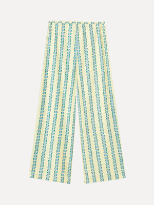 Trousers flowers. As if it were made for carefree summer days. The bow details along the legs and delicate floral motif g...