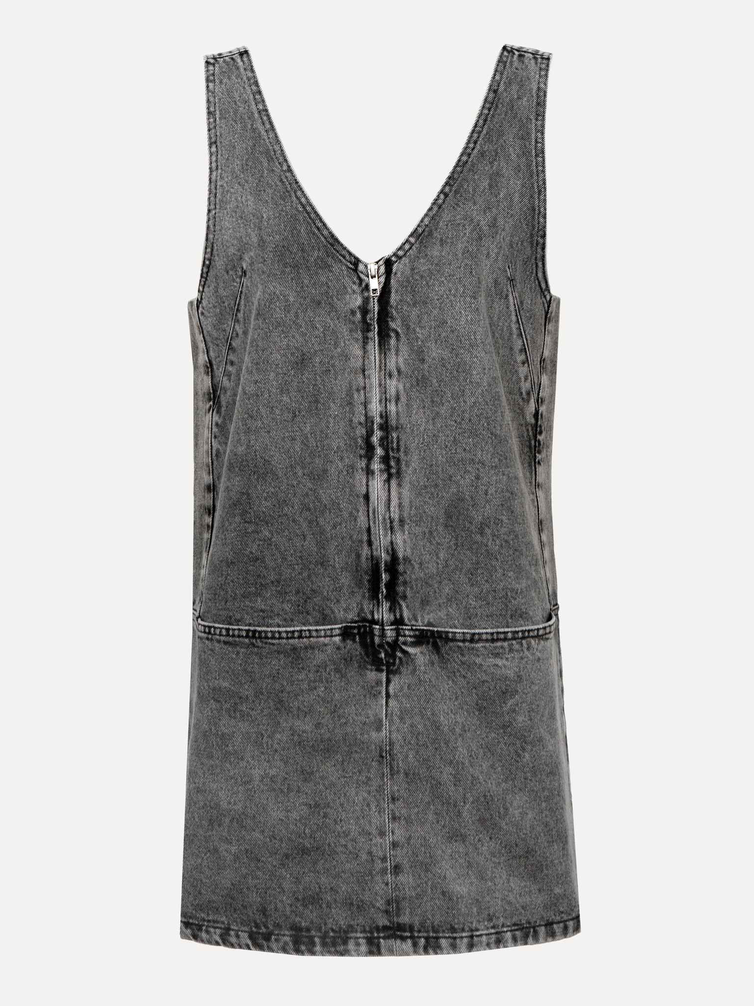 Les Soeurs denim robe Bowie 1. Une vision moderne du denim. La finition délavée et la fermeture zippée apparente confèren...