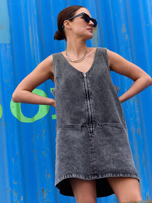 denim jurk Bowie