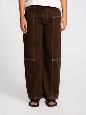 Trousers Mill. Details make the difference. These contrast stitch pants feel sturdy and familiar, with visible stitching ...