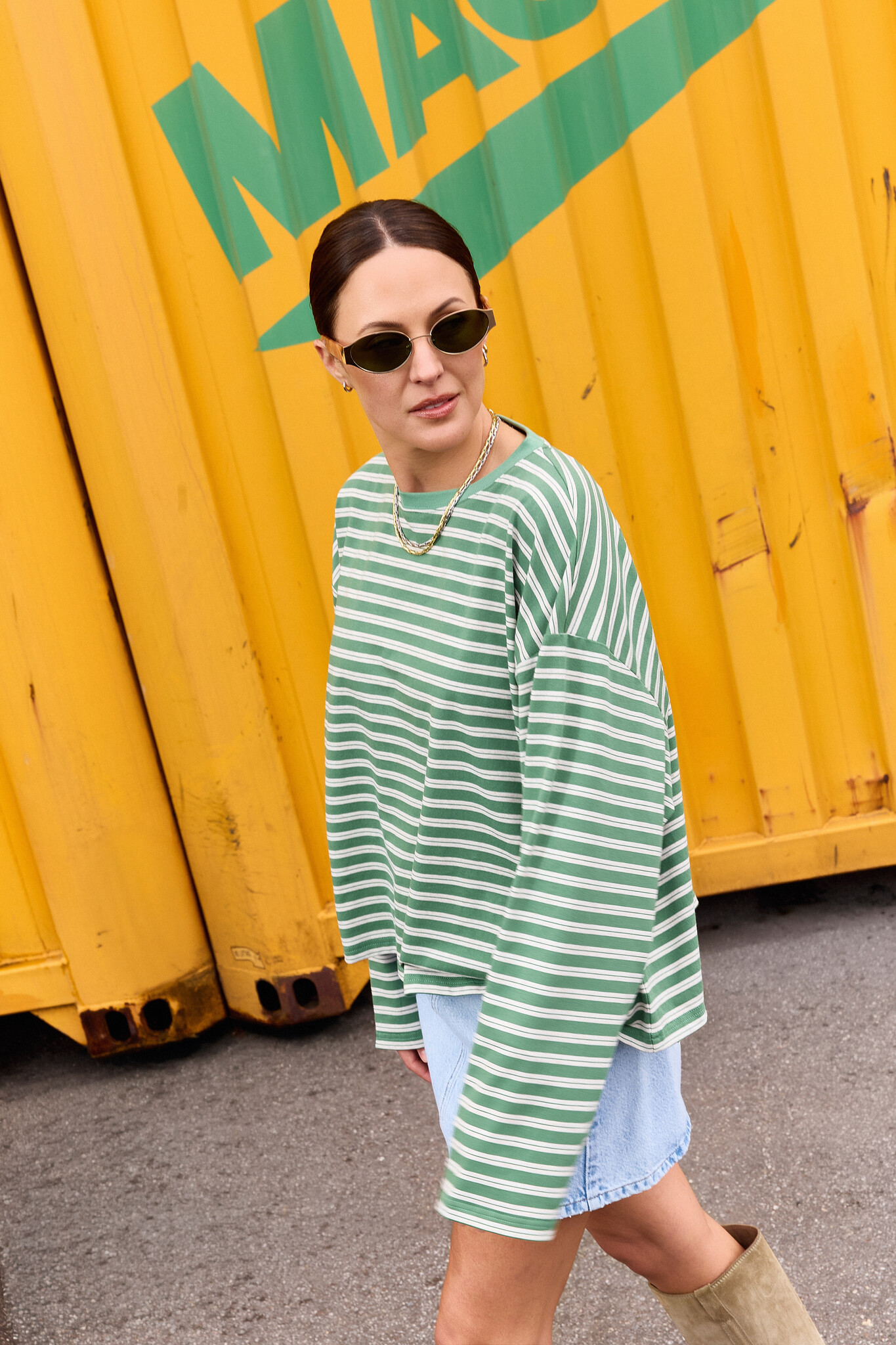 Les Soeurs T-shirt manches longues rayé Grace 2. Une couleur fraîche peut faire toute la différence. Ce t-shirt à manches...
