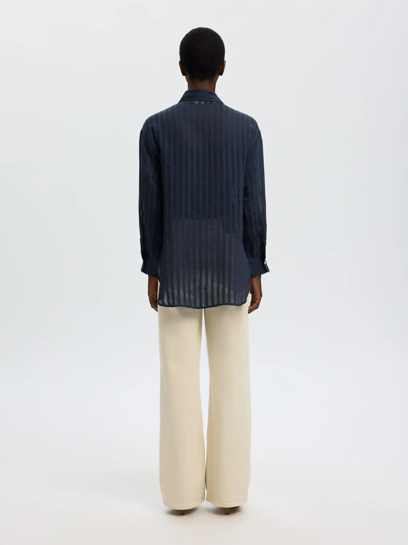 Selected Oversized Striped Shirt Toran 4. 