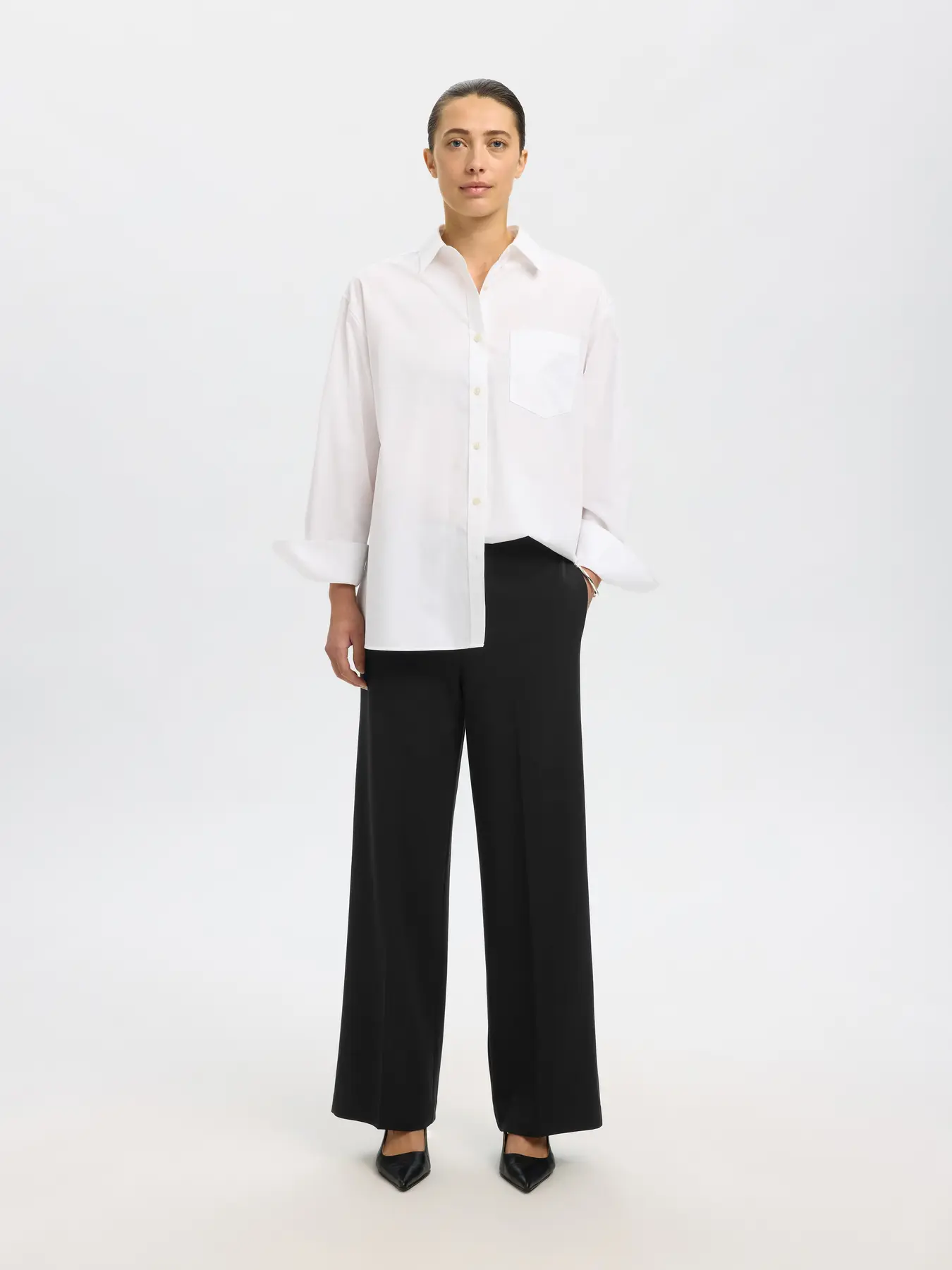 Selected pantalon large Emma Tara 3. 